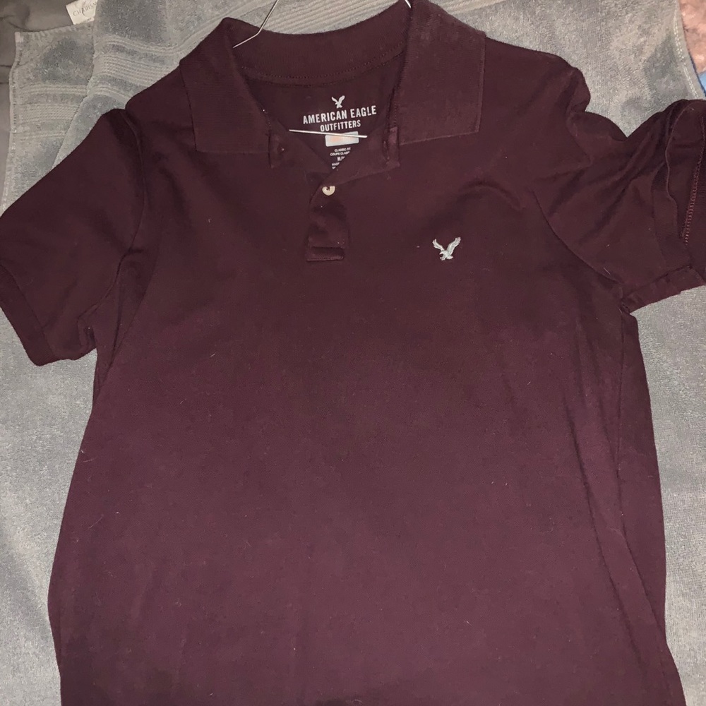 American eagle collard shirt